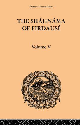 Imagen del vendedor de Warner, A: Shahnama of Firdausi: Volume V a la venta por moluna