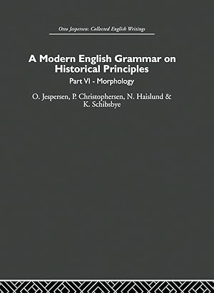 Seller image for A Modern English Grammar on Historical Principles for sale by moluna