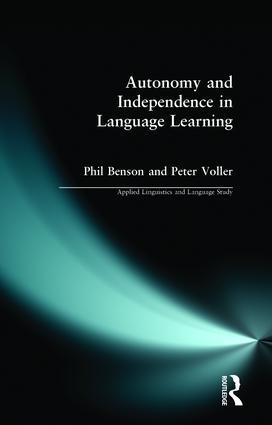Imagen del vendedor de Benson, P: Autonomy and Independence in Language Learning a la venta por moluna