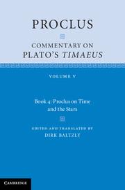 Bild des Verkufers fr Proclus: Commentary on Plato\ s Timaeus: Volume 5, Book 4 zum Verkauf von moluna