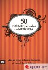 Immagine del venditore per 50 poemes per saber de memria venduto da Agapea Libros