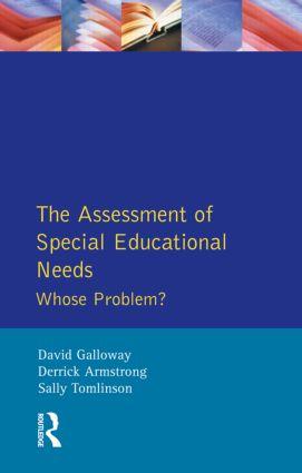 Seller image for Galloway, D: The Assessment of Special Educational Needs for sale by moluna