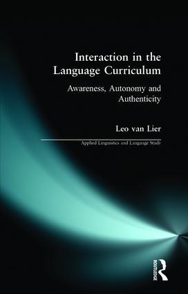 Bild des Verkufers fr Lier, L: Interaction in the Language Curriculum zum Verkauf von moluna