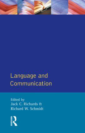 Immagine del venditore per Richards, J: Language and Communication venduto da moluna