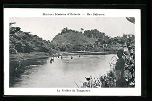 Ansichtskarte Tangarare /Iles Salomon, La Riviere