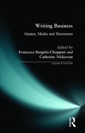 Seller image for Bargiela-Chiappini, F: Writing Business for sale by moluna