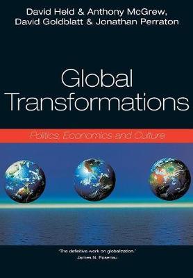 Bild des Verkufers fr Global Transformations: Politics, Economics, Culture zum Verkauf von moluna