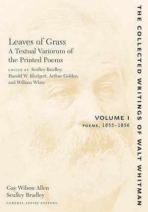 Bild des Verkufers fr Leaves of Grass, a Textual Variorum of the Printed Poems: Volume I: Poems: 1855-1856 zum Verkauf von moluna