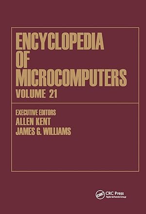 Bild des Verkufers fr Kent, A: Encyclopedia of Microcomputers zum Verkauf von moluna