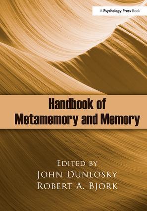 Seller image for Handbook of Metamemory and Memory for sale by moluna