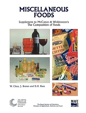 Image du vendeur pour Miscellaneous Foods: Supplement to the Composition of Foods mis en vente par moluna