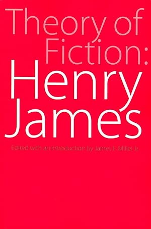 Image du vendeur pour Theory of Fiction: Henry James mis en vente par moluna