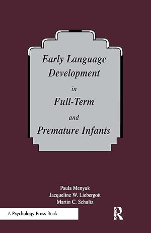 Seller image for Menyuk, P: Early Language Development in Full-term and Prema for sale by moluna
