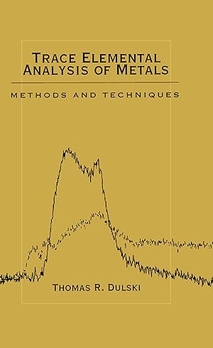 Immagine del venditore per Dulski, T: Trace Elemental Analysis of Metals venduto da moluna