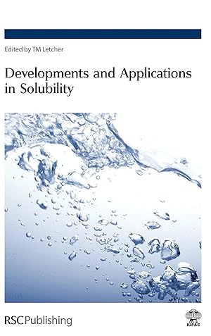 Bild des Verkufers fr Developments and Applications in Solubility zum Verkauf von moluna