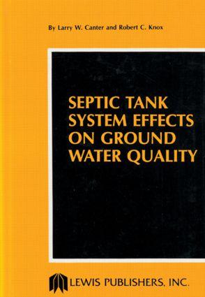 Seller image for Canter, L: Septic Tank System Effects on Ground Water Qualit for sale by moluna