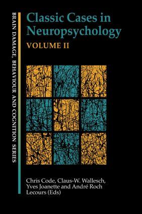 Bild des Verkufers fr Classic Cases in Neuropsychology, Volume II zum Verkauf von moluna