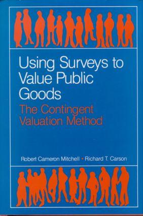 Immagine del venditore per Mitchell, R: Using Surveys to Value Public Goods venduto da moluna