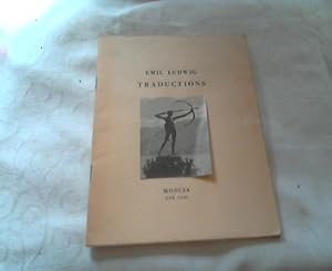 Emil Ludwig : TRADUCTIONS ( Moscia 1946 ) Exlibris Henry E. Sigerist