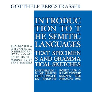 Seller image for Bergstrasser, G: Introduction to the Semitic Languages for sale by moluna