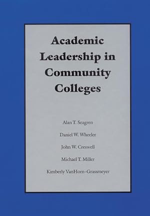 Imagen del vendedor de Academic Leadership in Community Colleges a la venta por moluna