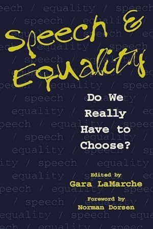 Seller image for Speech and Equality for sale by moluna