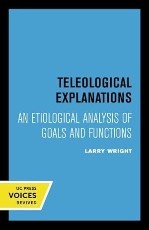 Seller image for Teleological Explanations for sale by moluna