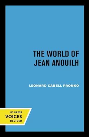 Bild des Verkufers fr The World of Jean Anouilh zum Verkauf von moluna