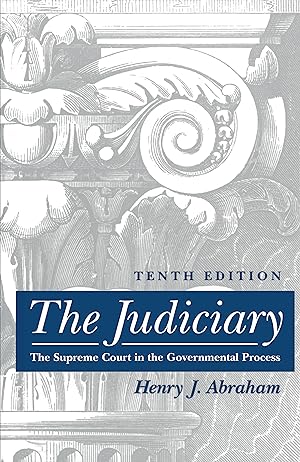 Bild des Verkufers fr The Judiciary: Tenth Edition zum Verkauf von moluna