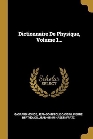 Bild des Verkufers fr Dictionnaire De Physique, Volume 1. zum Verkauf von moluna