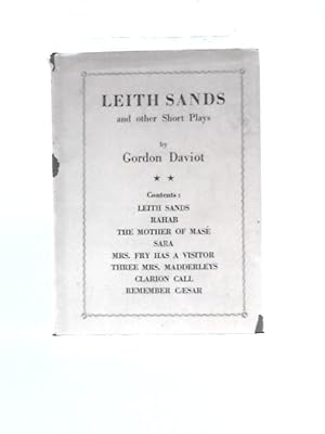 Image du vendeur pour Leith Sands and Other Short Plays mis en vente par World of Rare Books