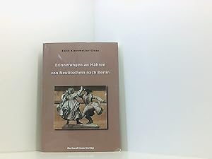 Bild des Verkufers fr Erinnerungen an Mhren: Von Neutitschein nach Berlin von Neutitschein nach Berlin zum Verkauf von Book Broker