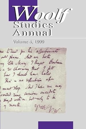 Bild des Verkufers fr Woolf Studies Annual: Volume 5 zum Verkauf von moluna