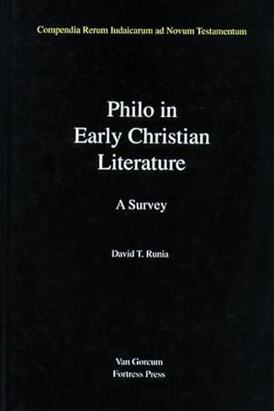 Bild des Verkufers fr Philo in Early Christian Literature, Volume 3: A Survey zum Verkauf von moluna