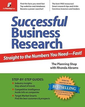 Bild des Verkufers fr Successful Business Research: Straight to the Numbers You Need - Fast! zum Verkauf von moluna