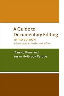 Bild des Verkufers fr A Guide to Documentary Editing zum Verkauf von moluna
