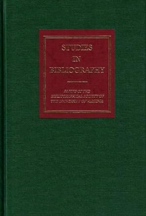 Seller image for Studies in Bibliography, v. 54 for sale by moluna