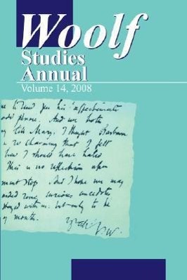 Bild des Verkufers fr Woolf Studies Annual 14 zum Verkauf von moluna