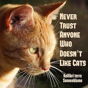 Seller image for Never Trust Anyone Who Doesn\ t Like Cats for sale by moluna