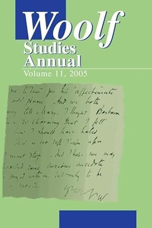 Bild des Verkufers fr Woolf Studies Annual Vol 11 zum Verkauf von moluna