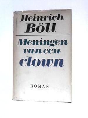 Bild des Verkufers fr Meningen Van Een Clown zum Verkauf von World of Rare Books