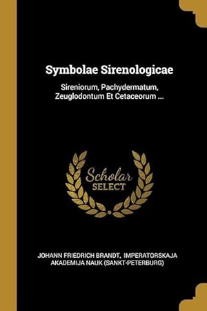 Bild des Verkufers fr LAT-SYMBOLAE SIRENOLOGICAE zum Verkauf von moluna