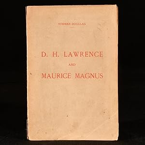 Seller image for D.H. Lawrence and Maurice Magnus, A Plea For Better Manners for sale by Rooke Books PBFA