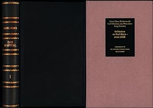 Das Kapital. Bd. 1 : Buch 1. Der Produktionsprocess des Kapitals. 2 Bände. Beiliegend Kommentarba...