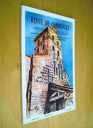 Revue de Comminges et des Pyrénées centrales Tome CVII 2e trimestre 1992