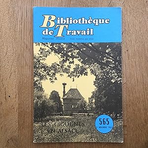 Seller image for Bibliothque de travail. 565. Novembre 1963. Les cigognes en Alsace for sale by Les bouquins d'Alain