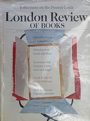 Immagine del venditore per London Review of Books. Volume 23, Number 19: 4 October, 2001. [MAGAZINE]. venduto da Librarium of The Hague