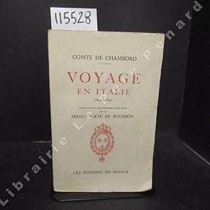 Seller image for Voyage en Italie 1839  1840 for sale by Librairie-Bouquinerie Le Pre Pnard