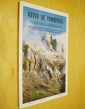 Revue de Comminges et des Pyrénées centrales Tome CVII 1er trimestre 1992