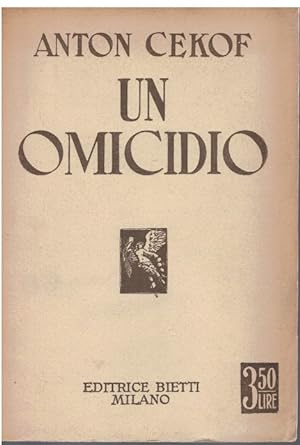 Seller image for Un omicidio for sale by Books di Andrea Mancini